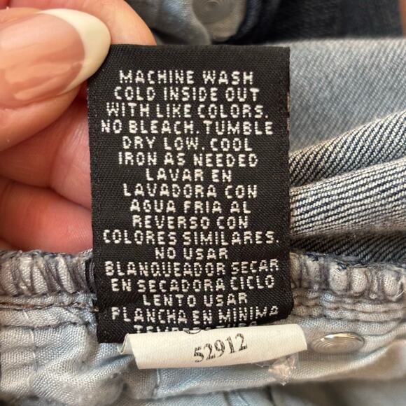 1822 Denim Skinny Jeans Womens Size 14 Mid-Rise Body-Positive Stretch Frayed Hem - Picture 12 of 16